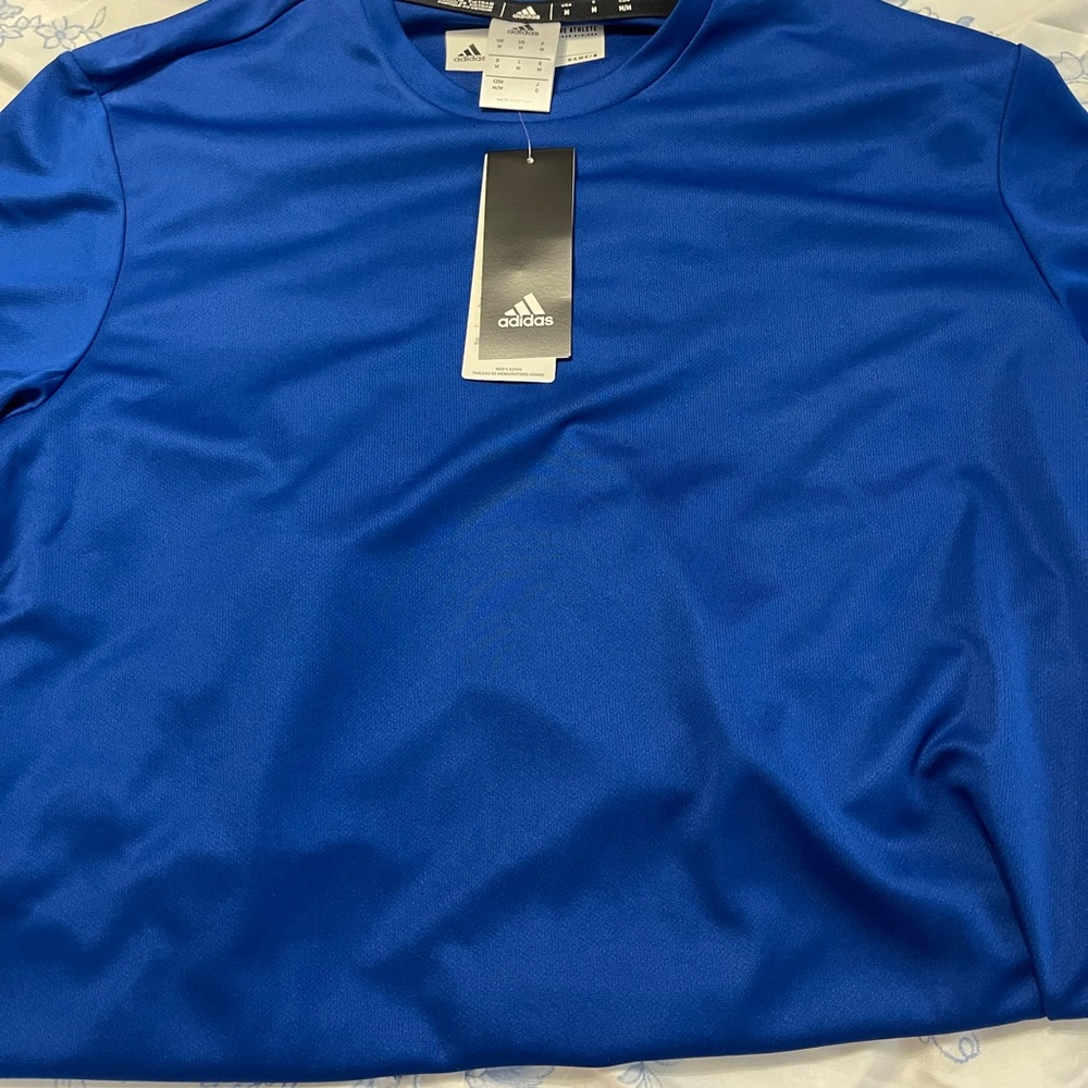Adidas Royal Blue Performance Tee